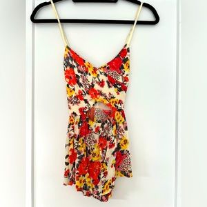 Free People Cutout, Floral Tank